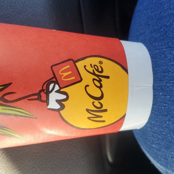 McCafé Grinch Holiday Coffee Cup McDonald's - Picture 2 of 4